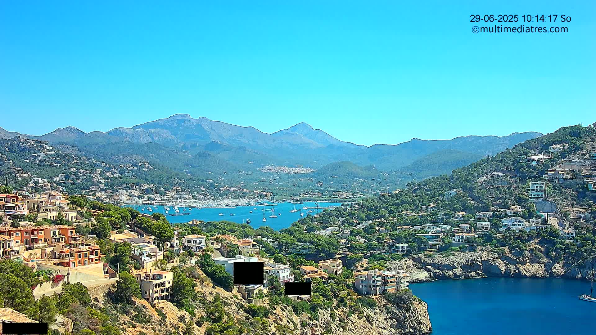 Mallorca Port d'Andratx  La Mola Live Cam - Balearic Islands, Spain