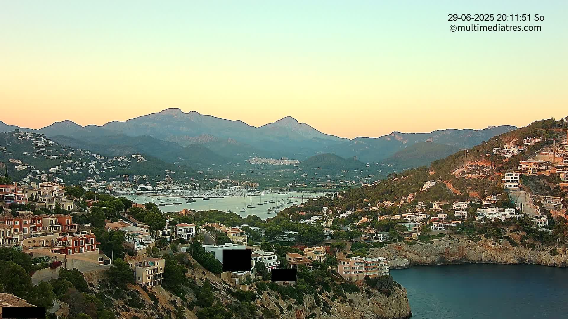 Mallorca Port d'Andratx  La Mola Live Cam - Balearic Islands, Spain