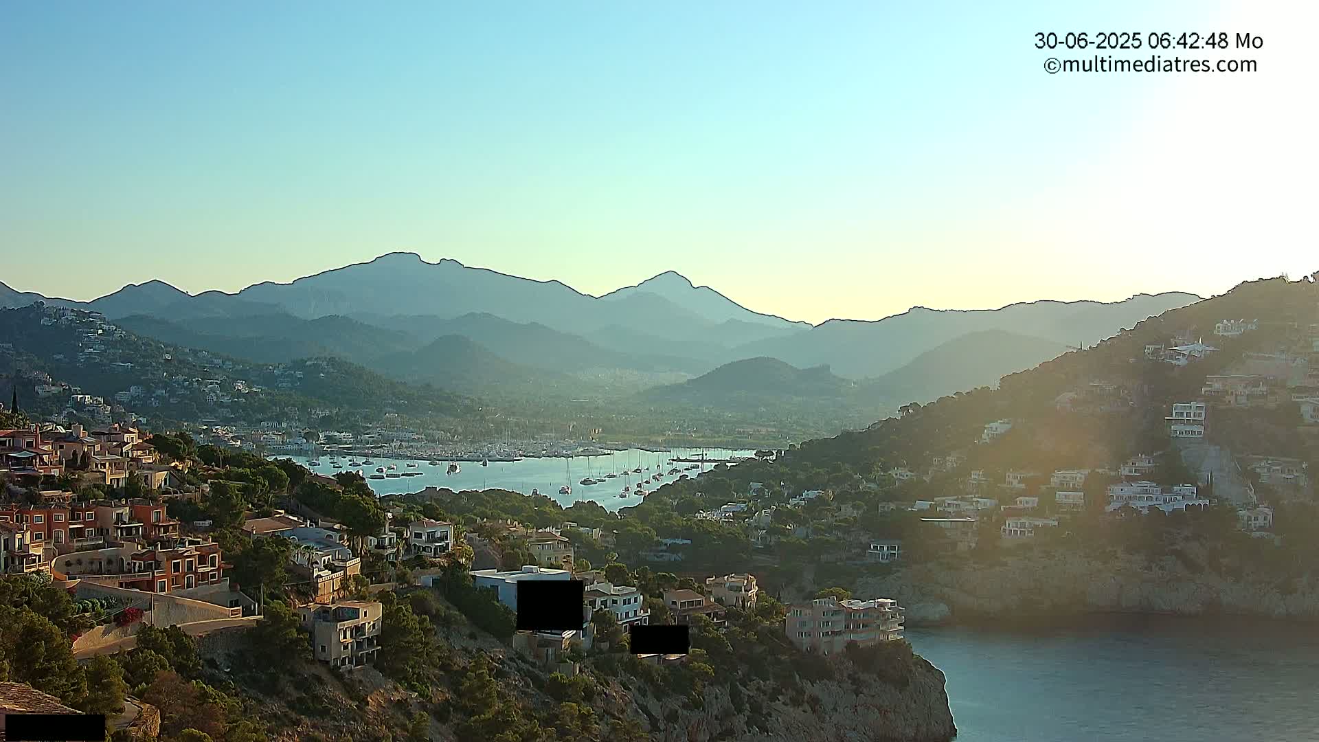 Mallorca Port d'Andratx  La Mola Live Cam - Balearic Islands, Spain