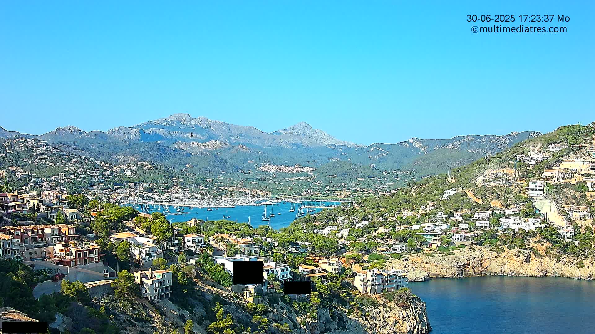 Mallorca Port d'Andratx  La Mola Live Cam - Balearic Islands, Spain
