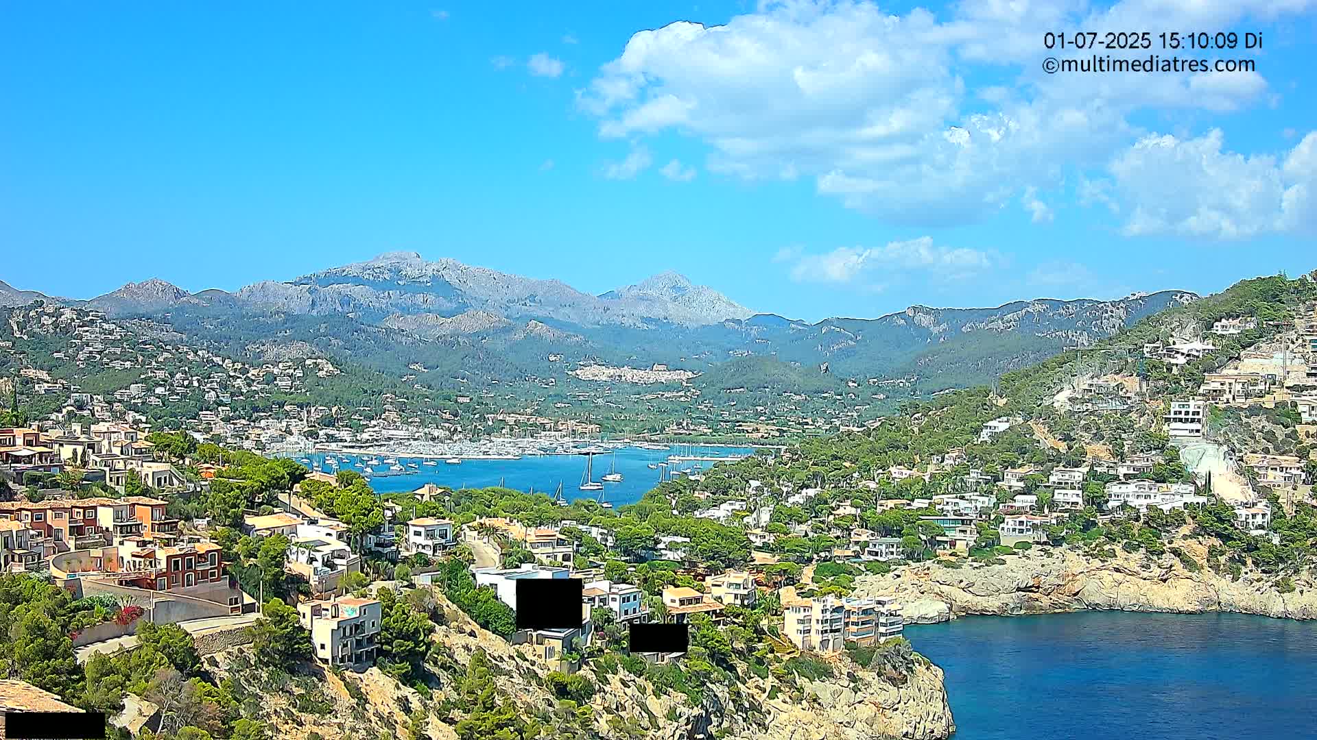 Mallorca Port d'Andratx  La Mola Live Cam - Balearic Islands, Spain
