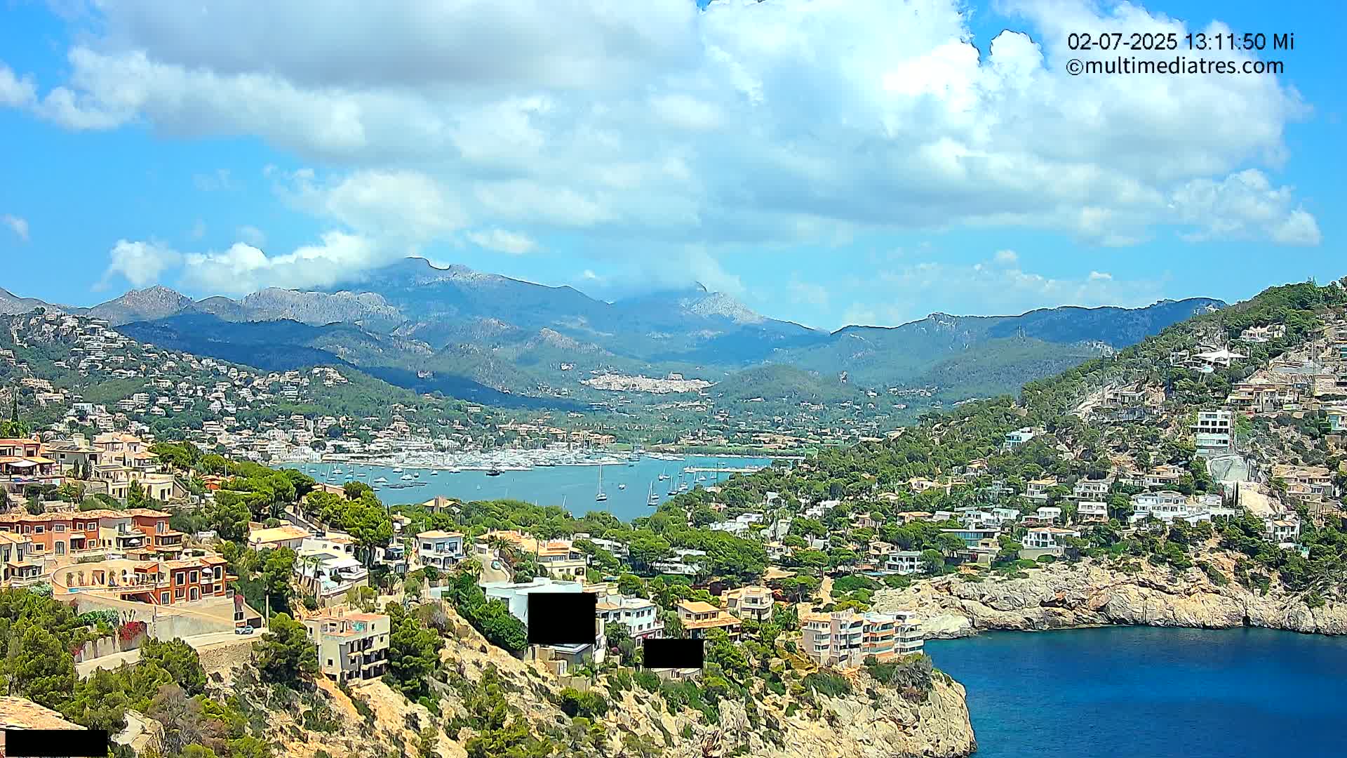 Mallorca Port d'Andratx  La Mola Live Cam - Balearic Islands, Spain