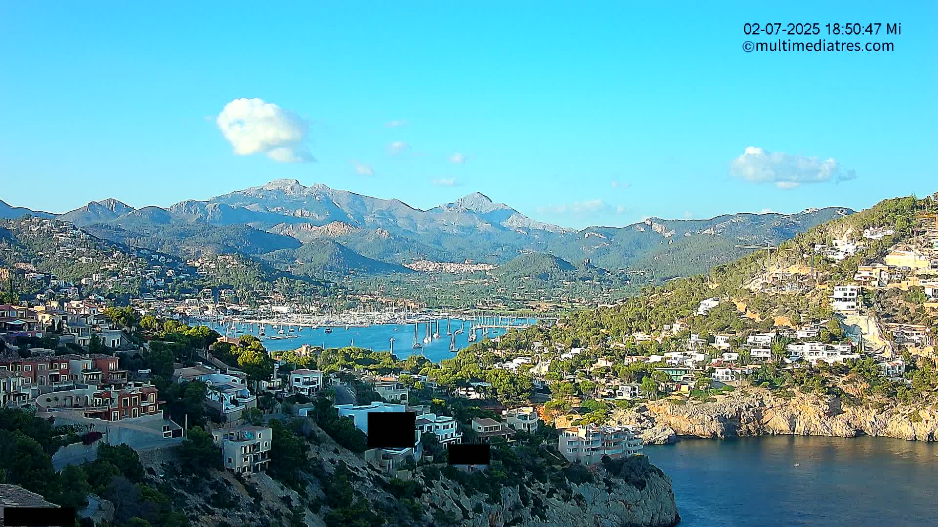 Mallorca Port d'Andratx  La Mola Live Cam - Balearic Islands, Spain