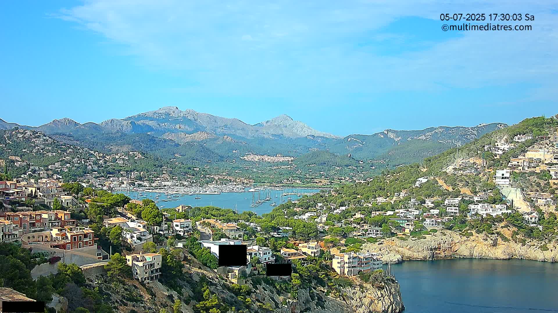 Mallorca Port d'Andratx  La Mola Live Cam - Balearic Islands, Spain