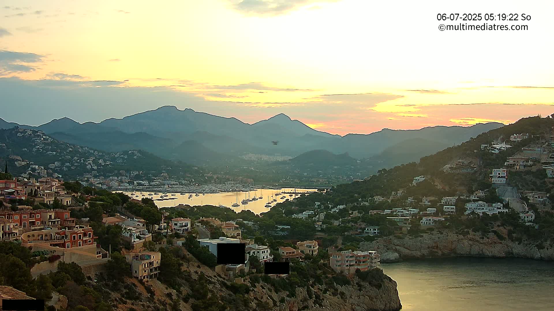 Mallorca Port d'Andratx  La Mola Live Cam - Balearic Islands, Spain