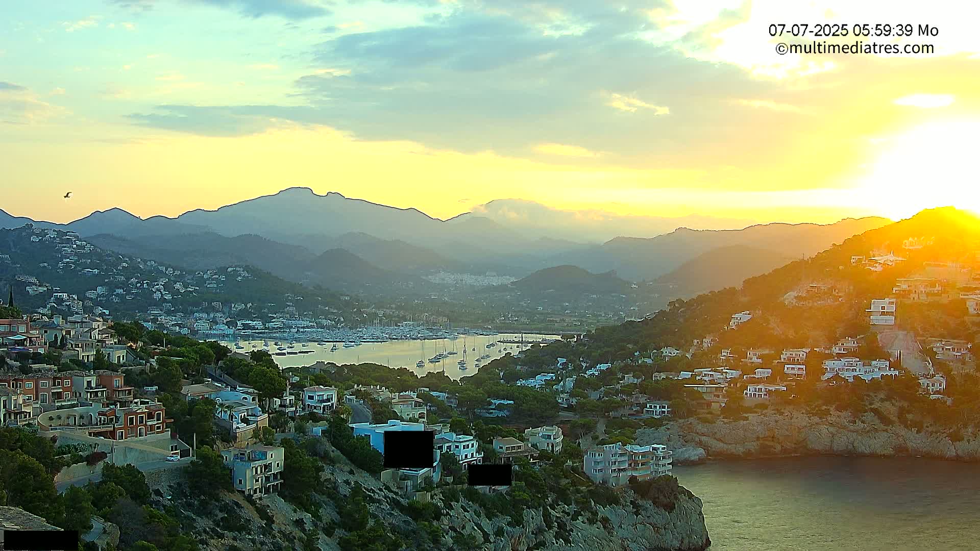 Mallorca Port d'Andratx  La Mola Live Cam - Balearic Islands, Spain