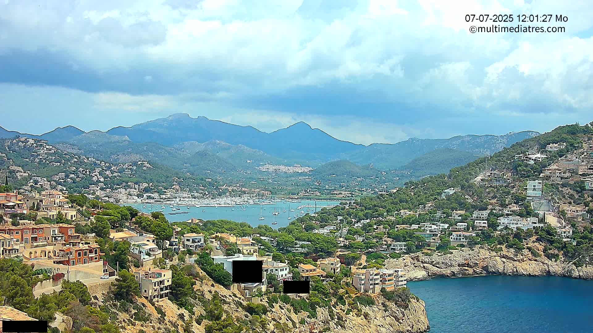 Mallorca Port d'Andratx  La Mola Live Cam - Balearic Islands, Spain