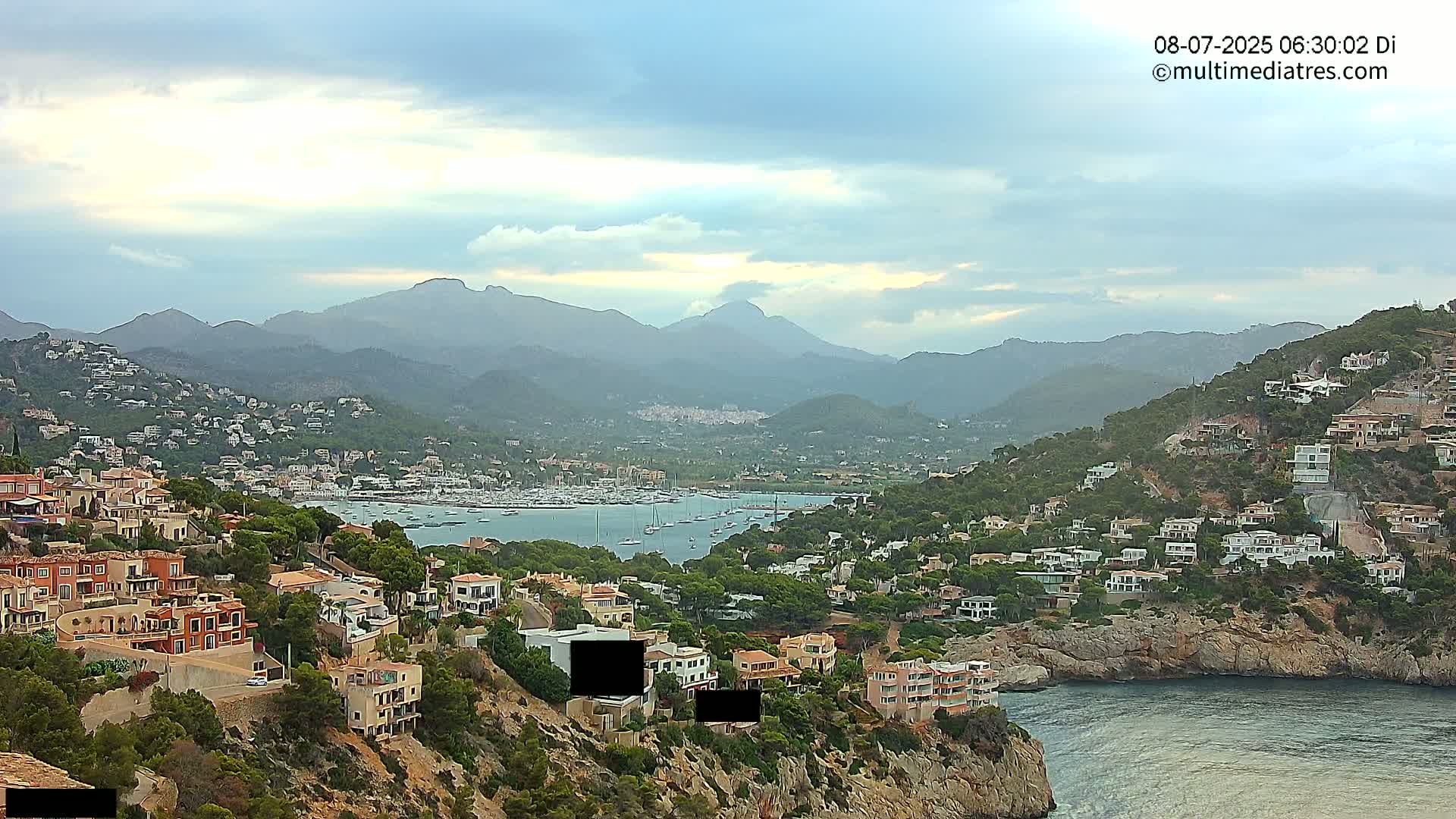 Mallorca Port d'Andratx  La Mola Live Cam - Balearic Islands, Spain