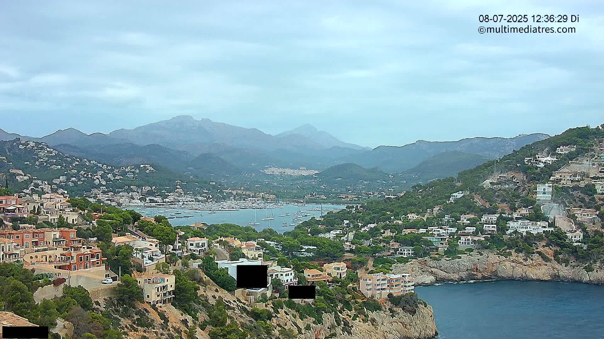 Mallorca Port d'Andratx  La Mola Live Cam - Balearic Islands, Spain