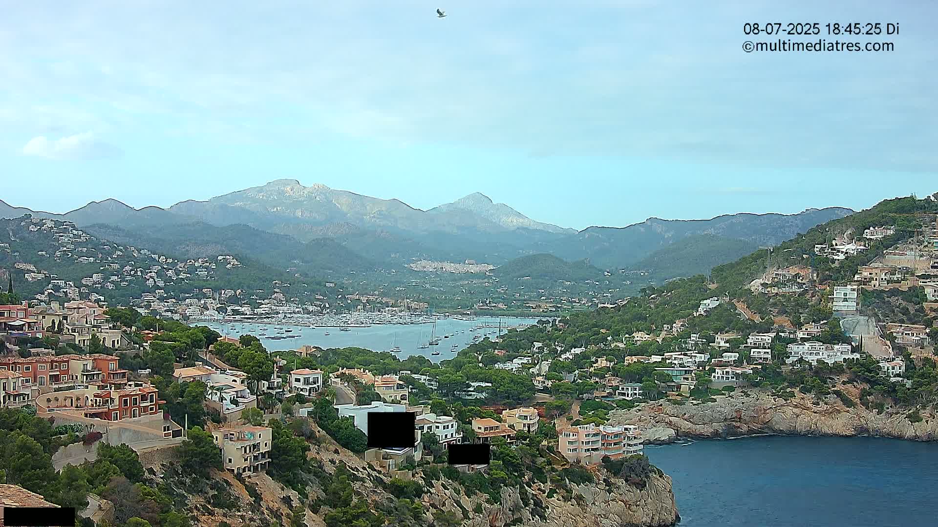 Mallorca Port d'Andratx  La Mola Live Cam - Balearic Islands, Spain