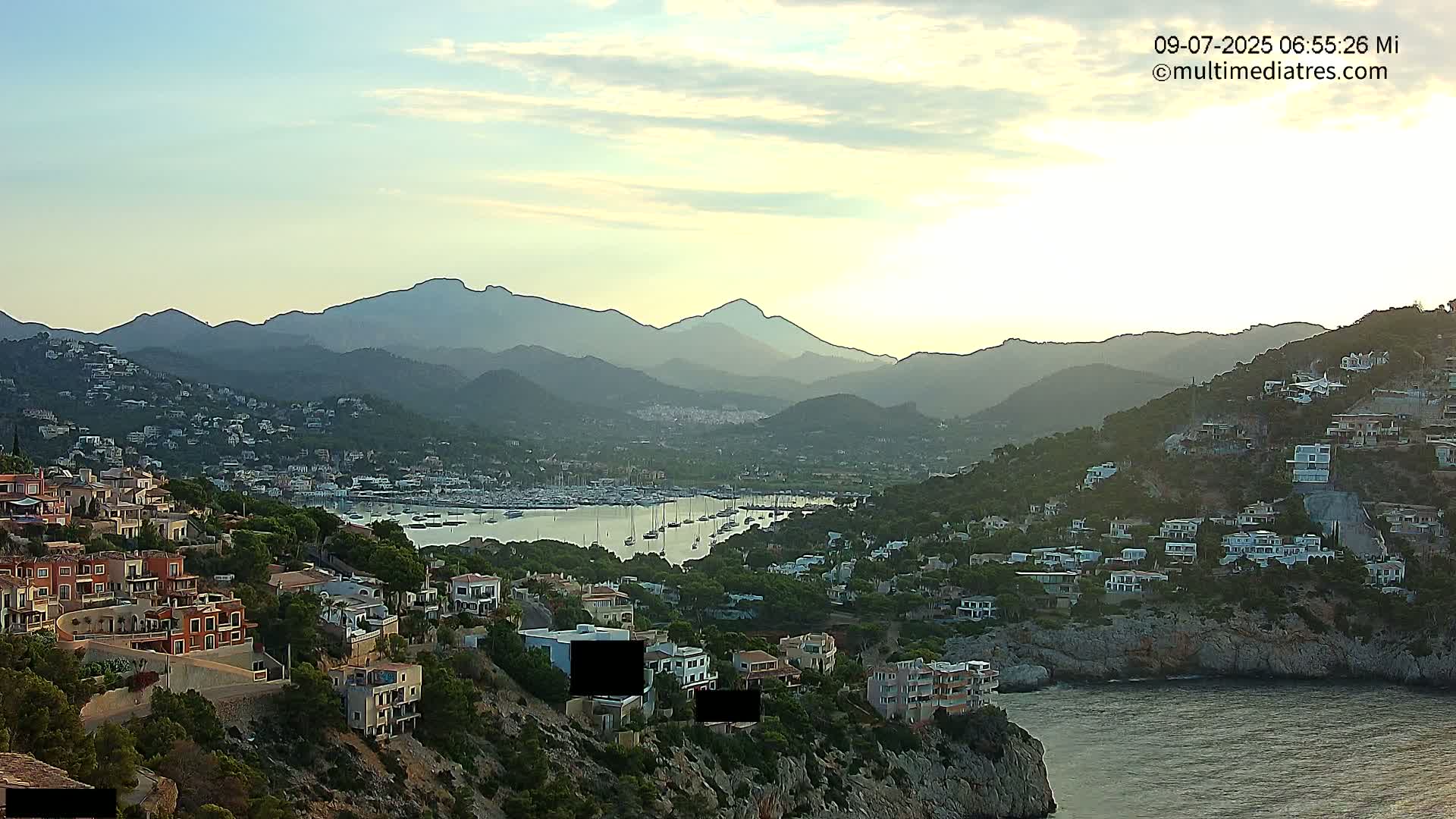 Mallorca Port d'Andratx  La Mola Live Cam - Balearic Islands, Spain