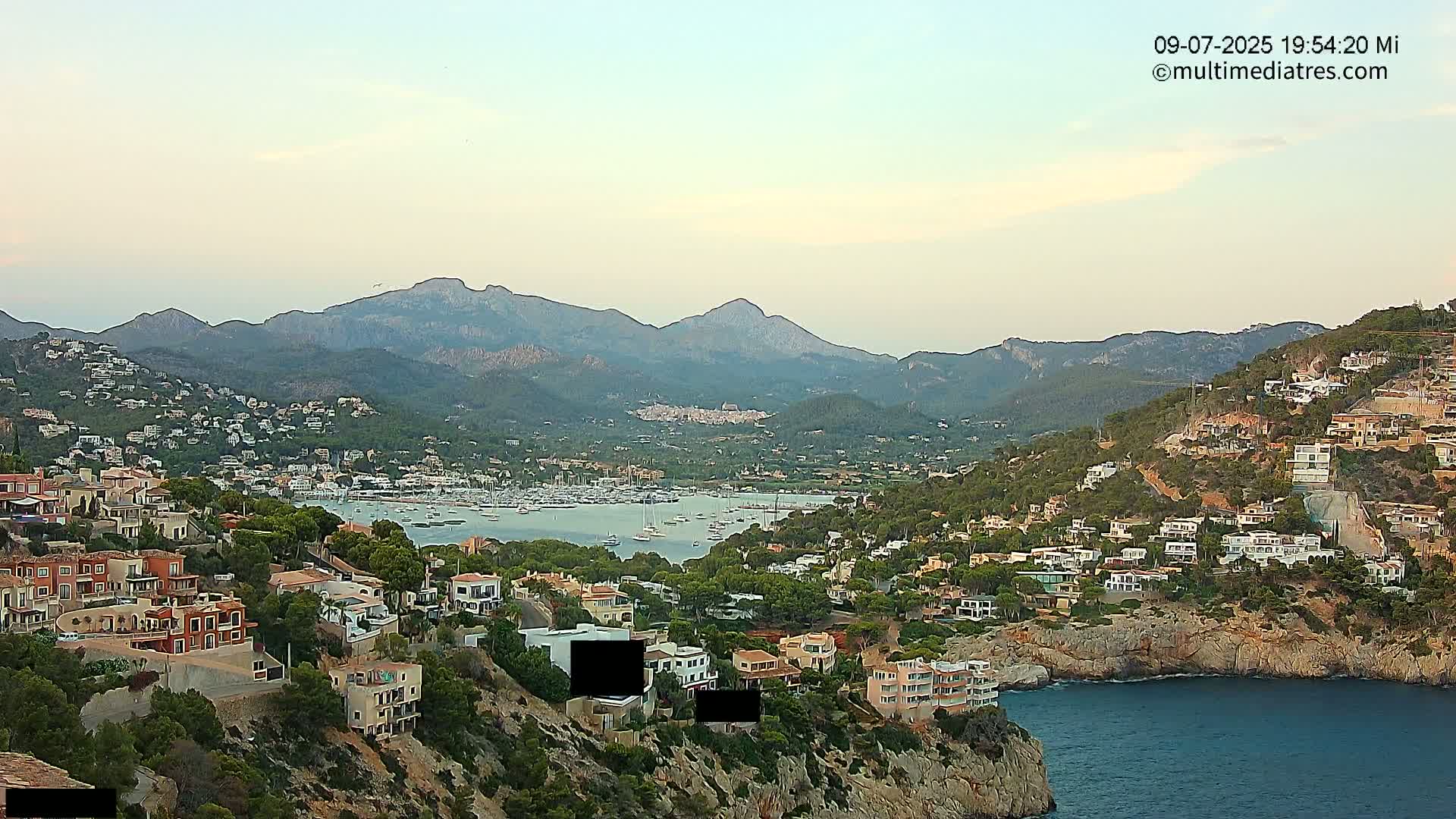 Mallorca Port d'Andratx  La Mola Live Cam - Balearic Islands, Spain