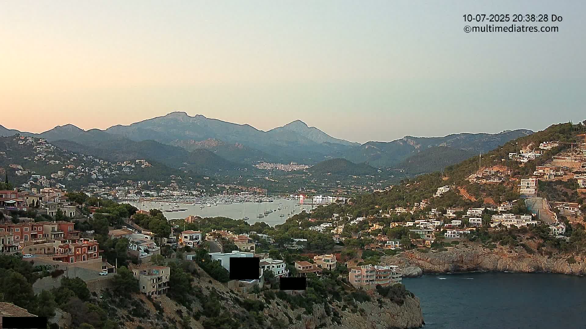 Mallorca Port d'Andratx  La Mola Live Cam - Balearic Islands, Spain