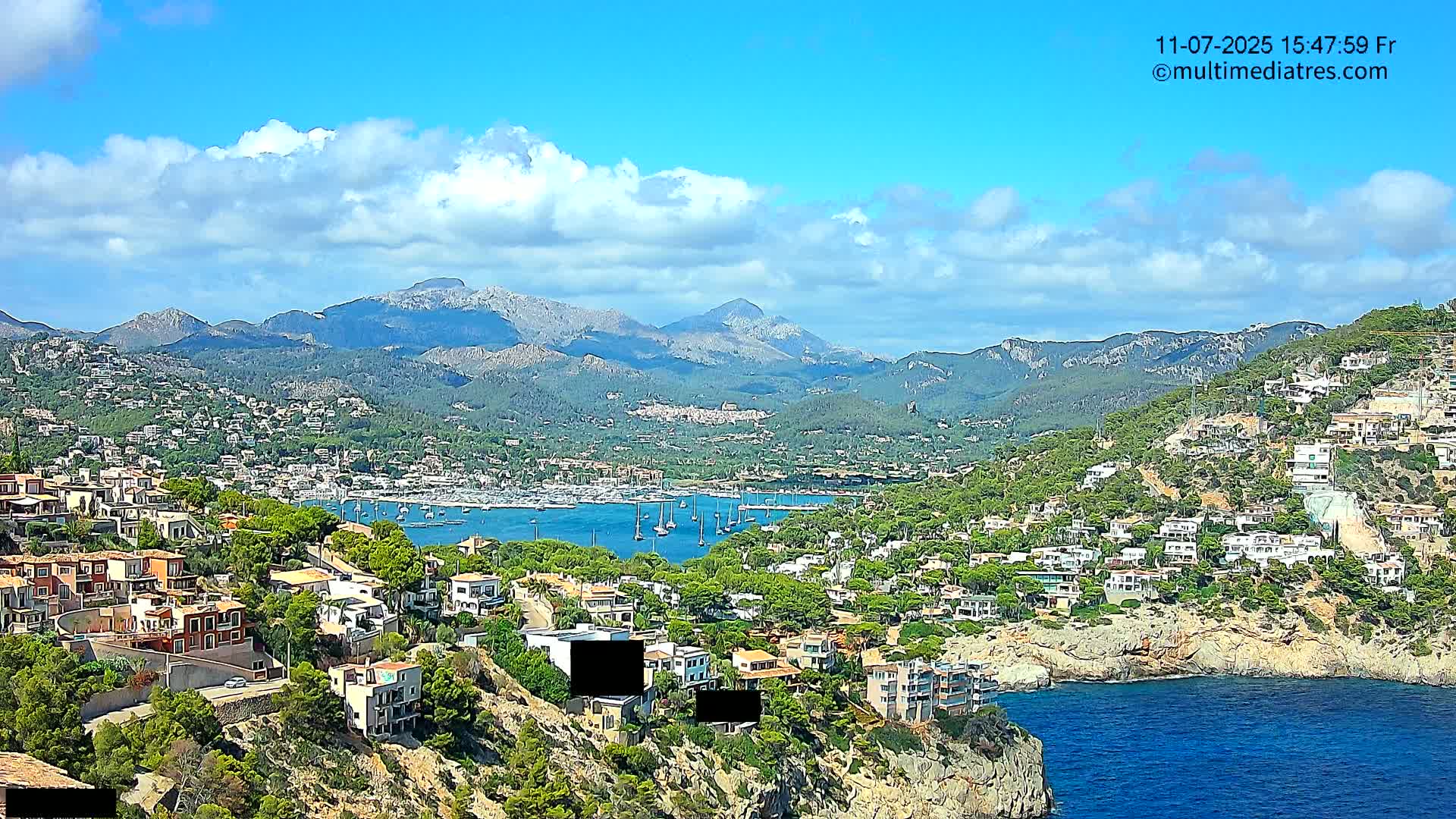 Mallorca Port d'Andratx  La Mola Live Cam - Balearic Islands, Spain