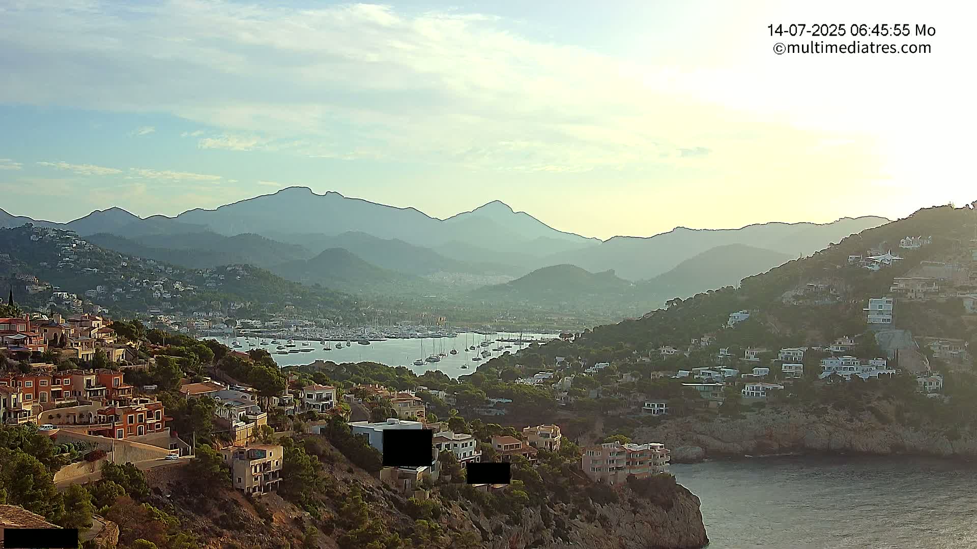 Mallorca Port d'Andratx  La Mola Live Cam - Balearic Islands, Spain