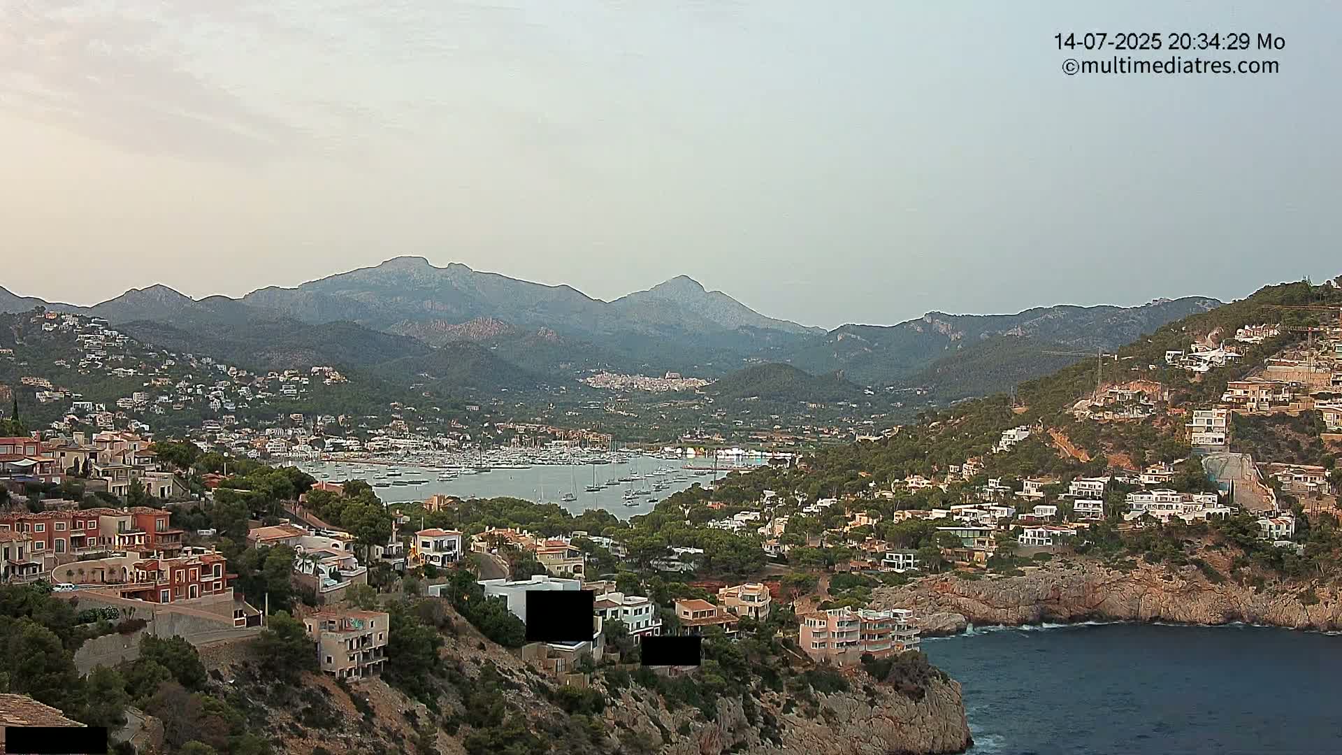 Mallorca Port d'Andratx  La Mola Live Cam - Balearic Islands, Spain