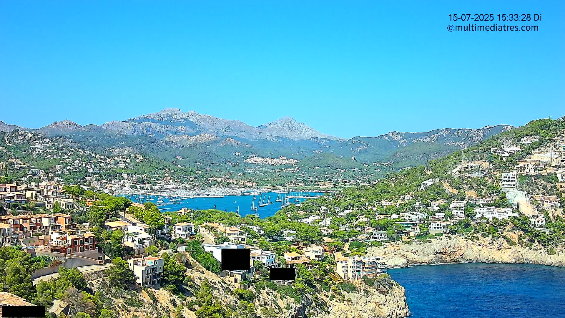 Mallorca Port d'Andratx  La Mola Live Cam - Balearic Islands, Spain