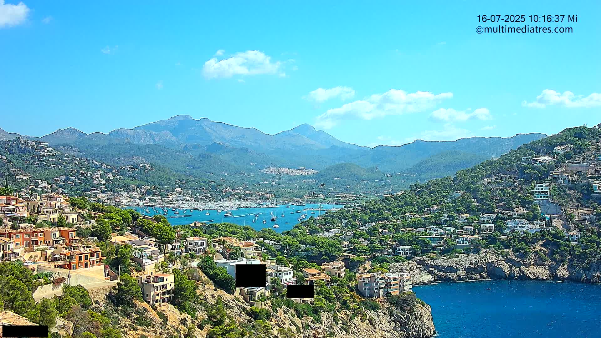 Mallorca Port d'Andratx  La Mola Live Cam - Balearic Islands, Spain