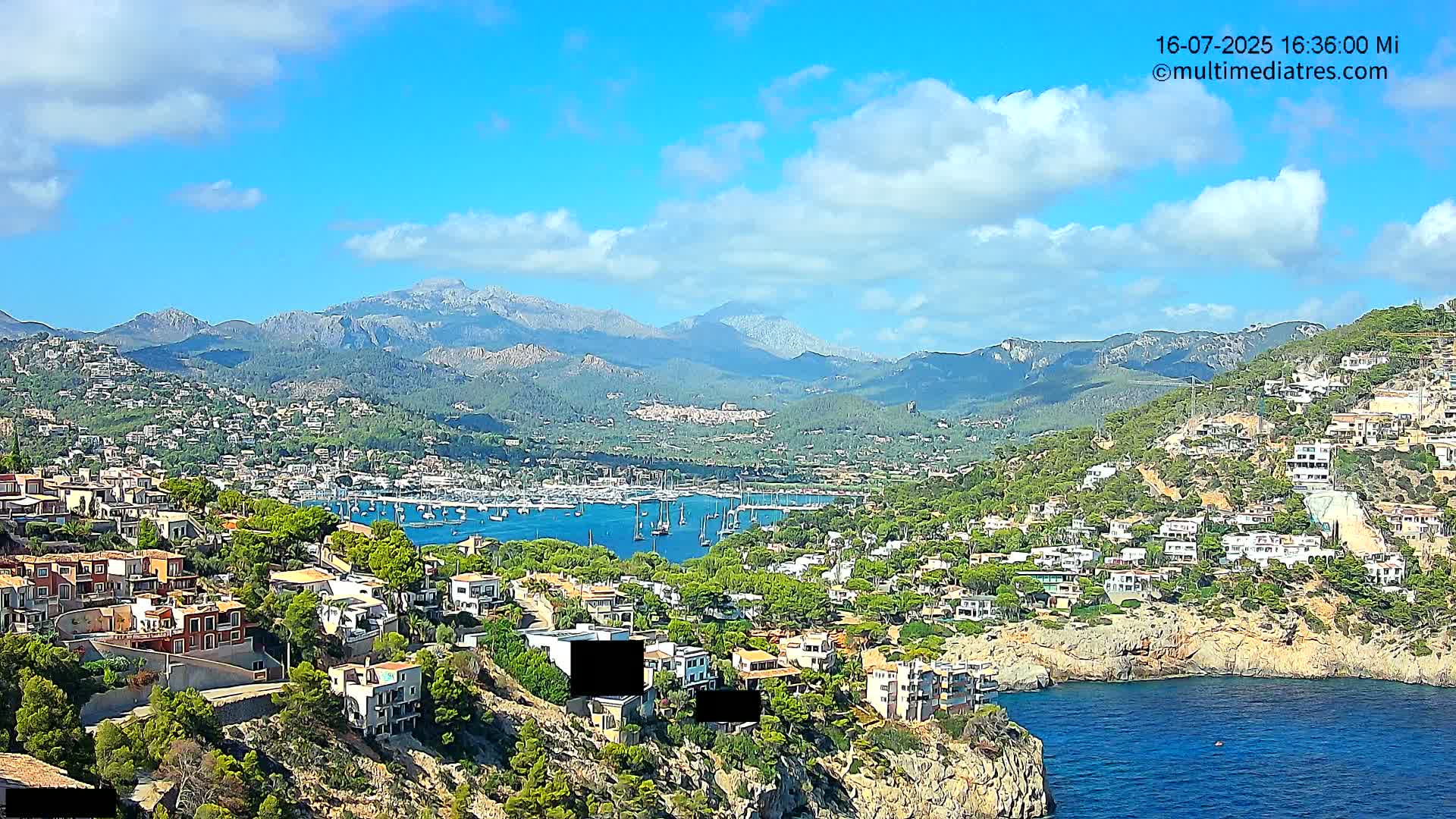 Mallorca Port d'Andratx  La Mola Live Cam - Balearic Islands, Spain