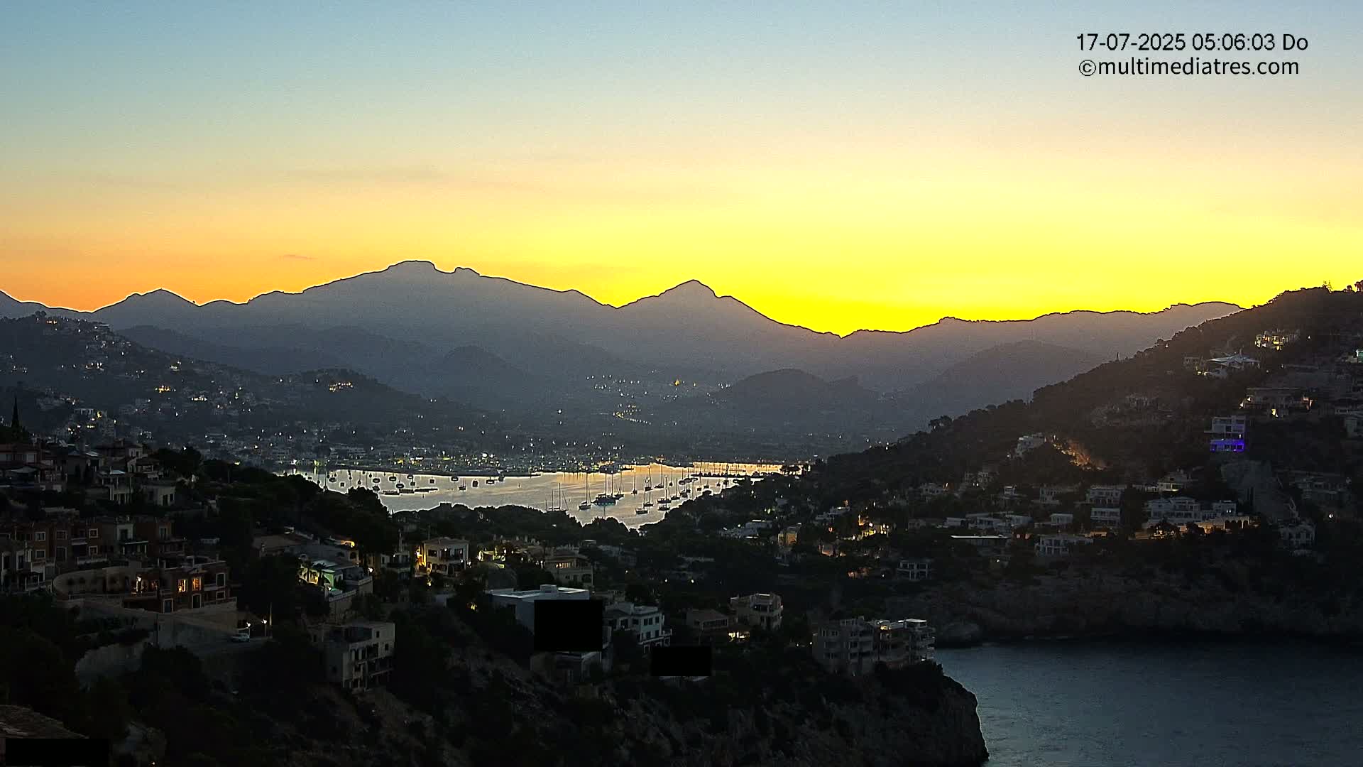 Mallorca Port d'Andratx  La Mola Live Cam - Balearic Islands, Spain
