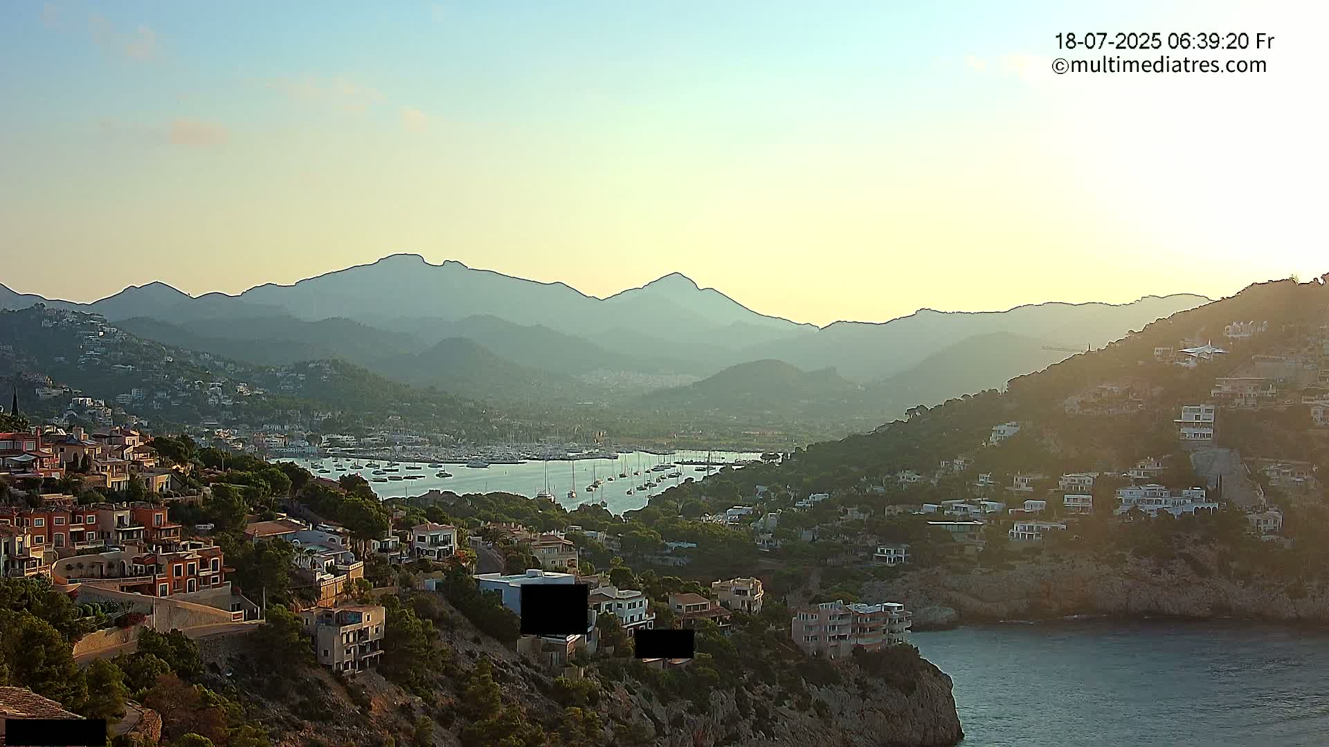 Mallorca Port d'Andratx  La Mola Live Cam - Balearic Islands, Spain