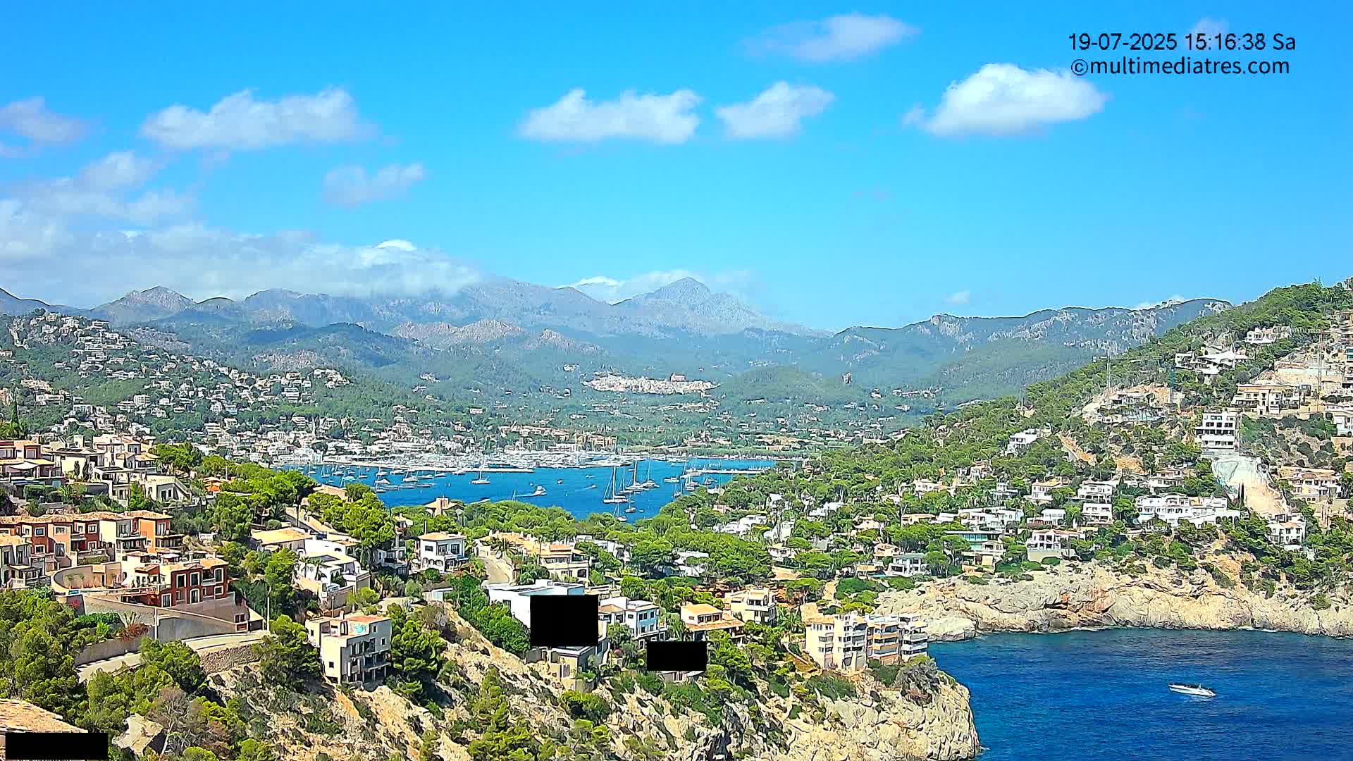 Mallorca Port d'Andratx  La Mola Live Cam - Balearic Islands, Spain