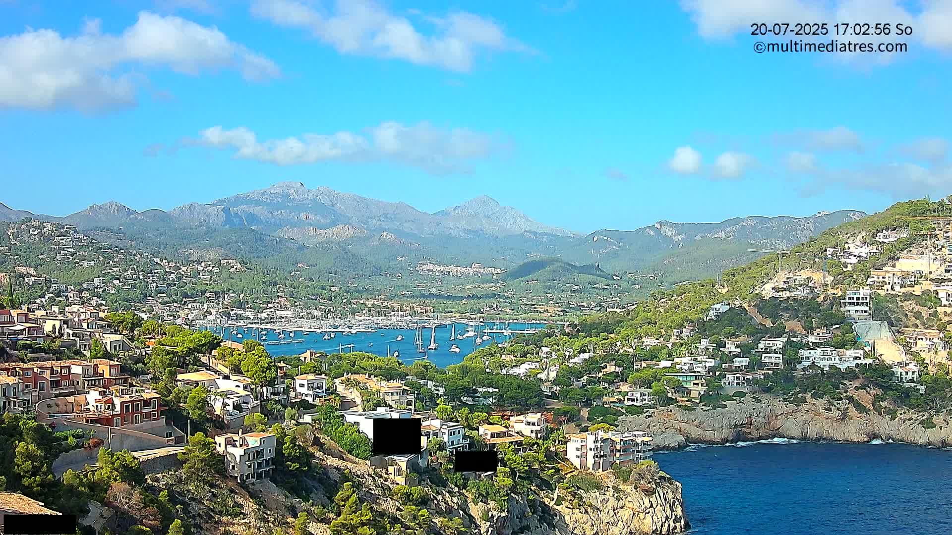 Mallorca Port d'Andratx  La Mola Live Cam - Balearic Islands, Spain