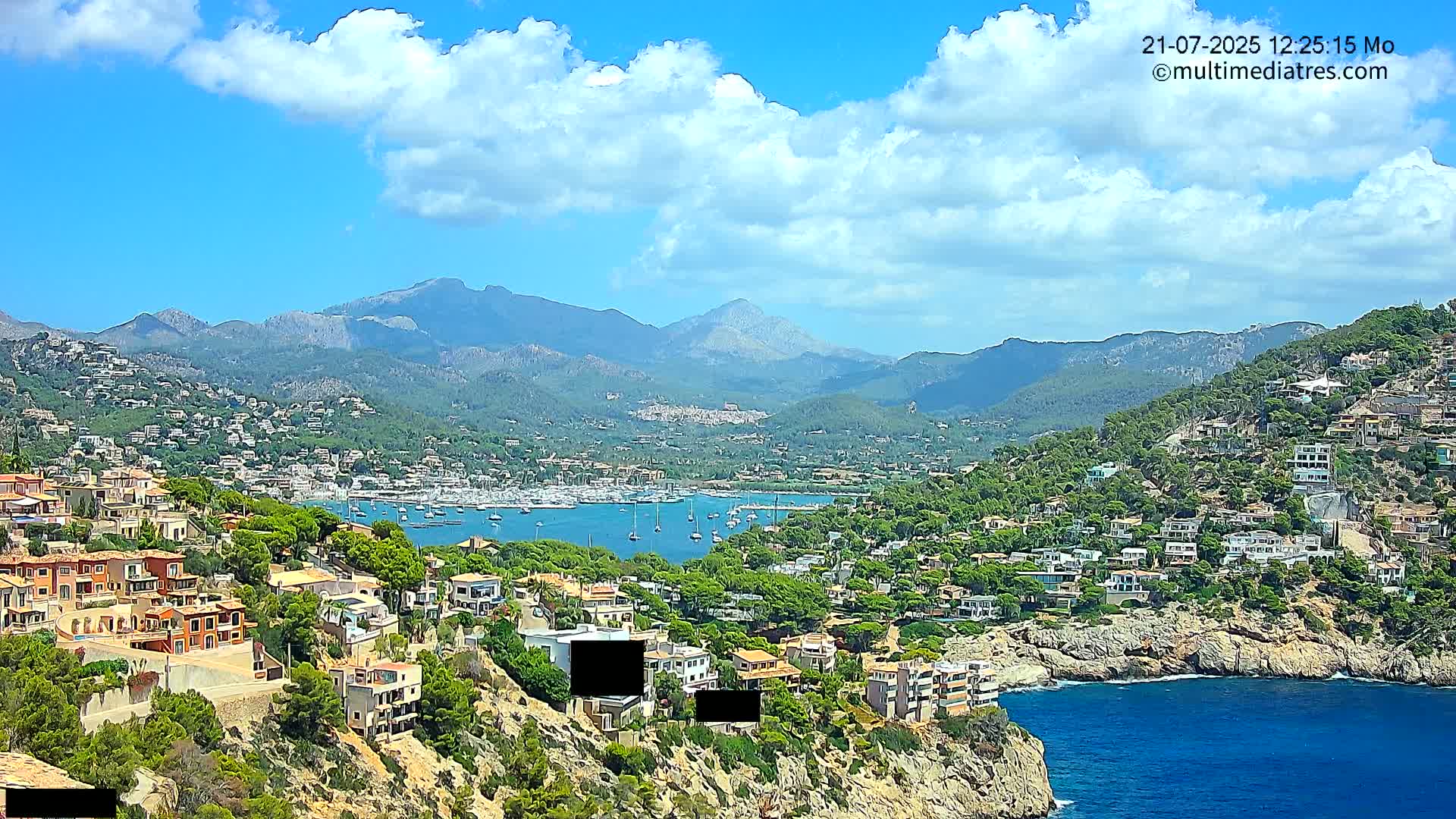 Mallorca Port d'Andratx  La Mola Live Cam - Balearic Islands, Spain