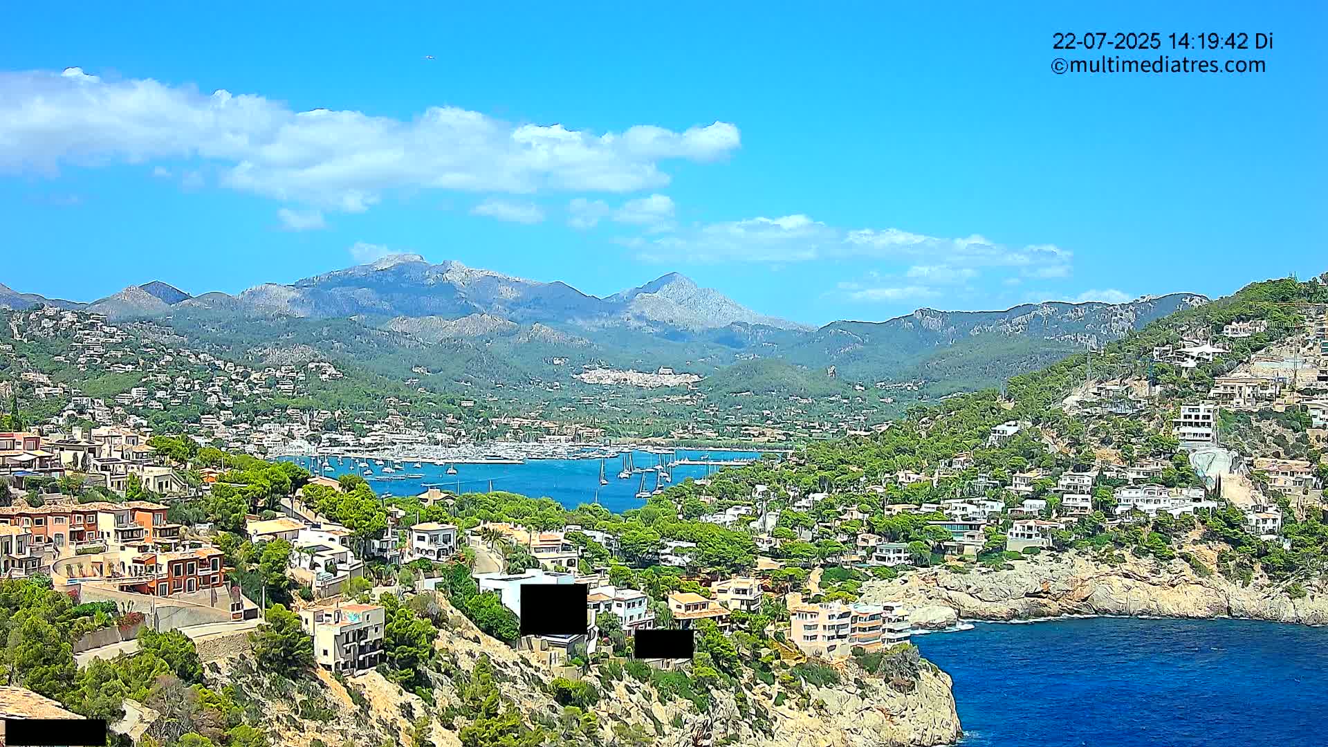 Mallorca Port d'Andratx  La Mola Live Cam - Balearic Islands, Spain