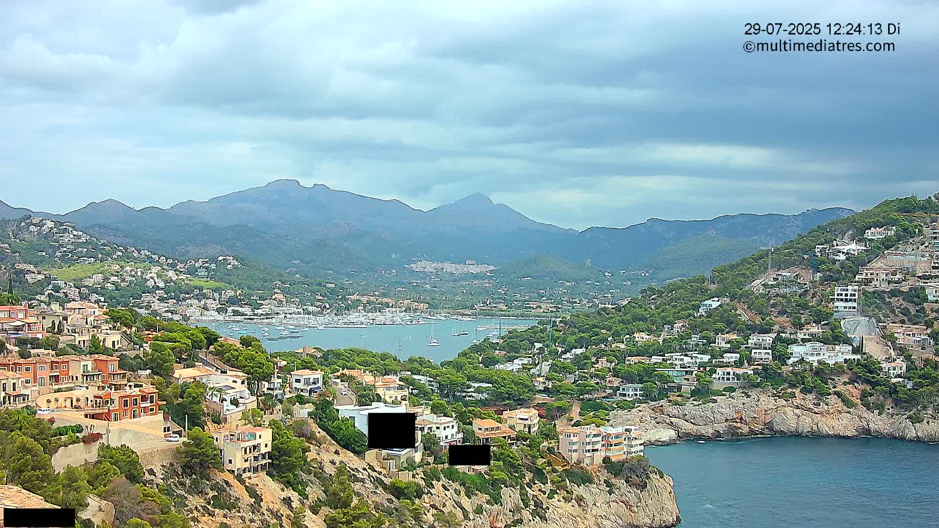 Mallorca Port d'Andratx  La Mola Live Cam - Balearic Islands, Spain