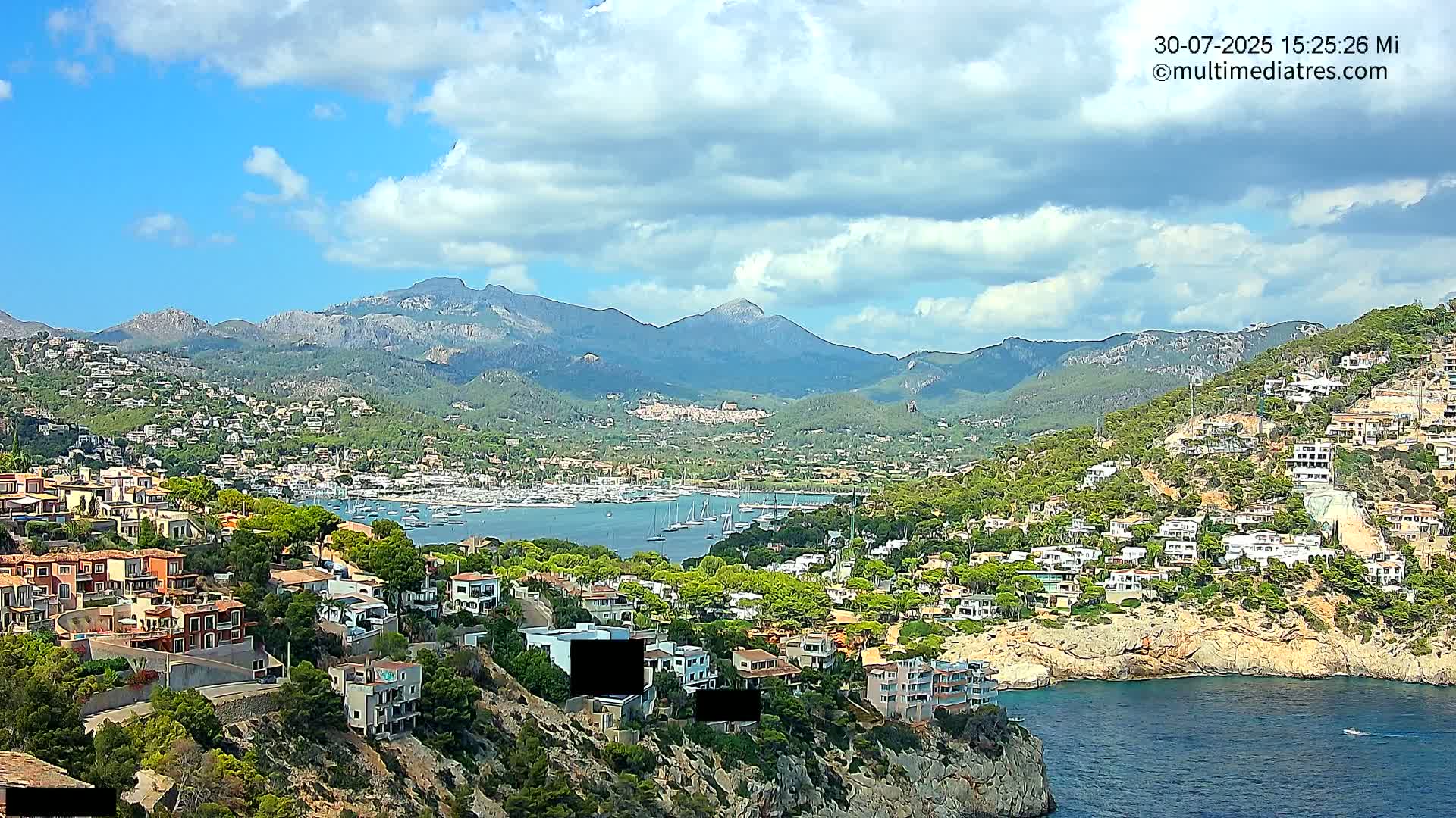Mallorca Port d'Andratx  La Mola Live Cam - Balearic Islands, Spain