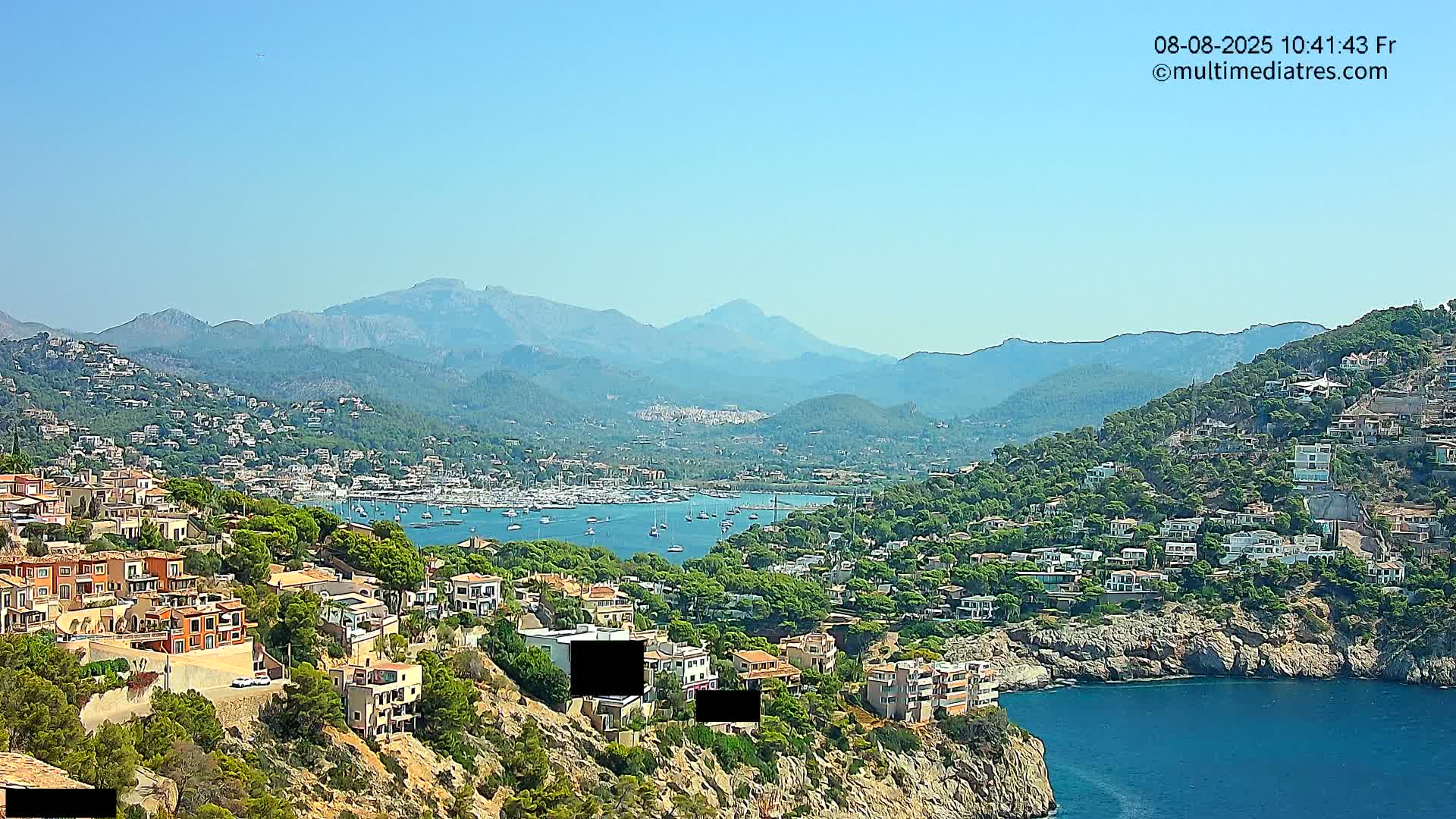 Mallorca Port d'Andratx  La Mola Live Cam - Balearic Islands, Spain