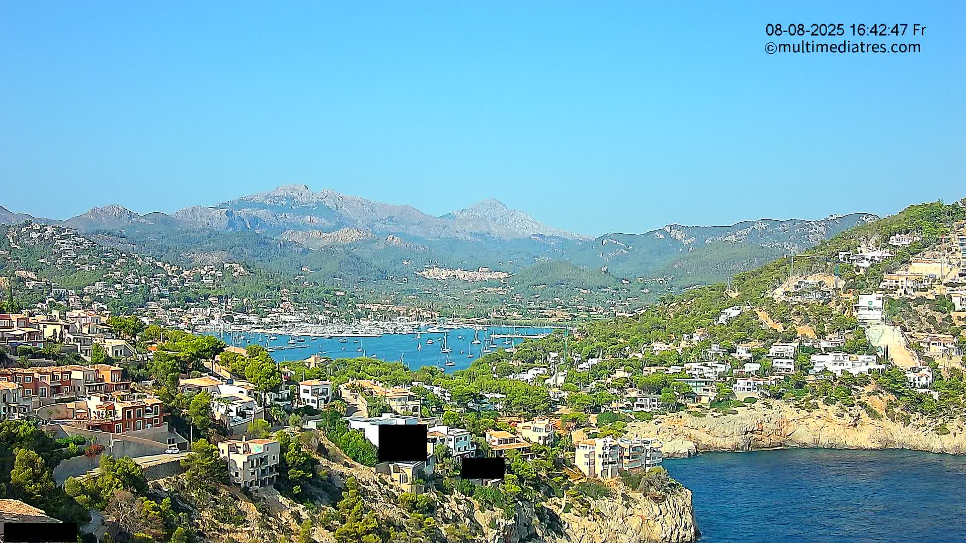 Mallorca Port d'Andratx  La Mola Live Cam - Balearic Islands, Spain