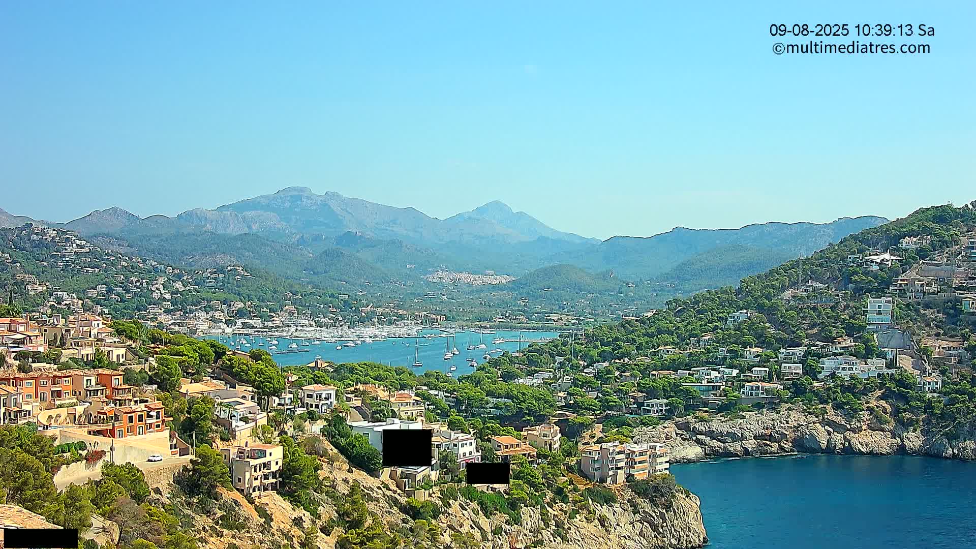 Mallorca Port d'Andratx  La Mola Live Cam - Balearic Islands, Spain