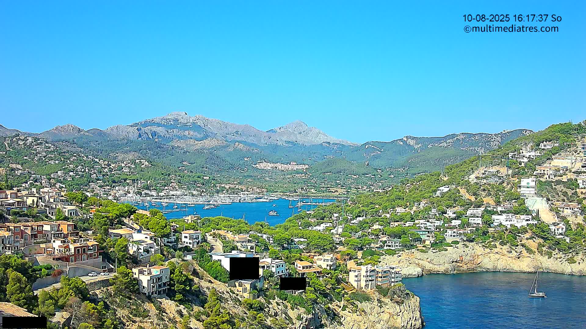 Mallorca Port d'Andratx  La Mola Live Cam - Balearic Islands, Spain
