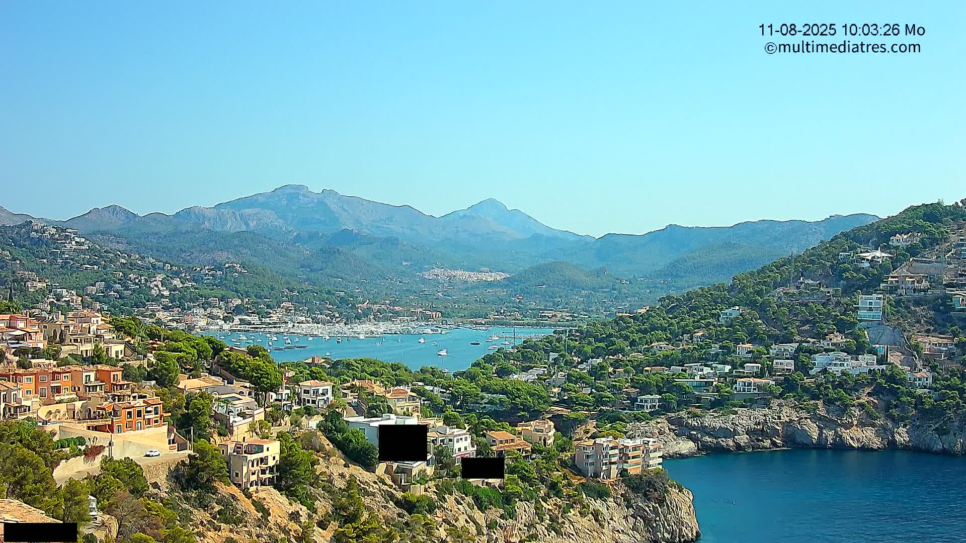 Mallorca Port d'Andratx  La Mola Live Cam - Balearic Islands, Spain