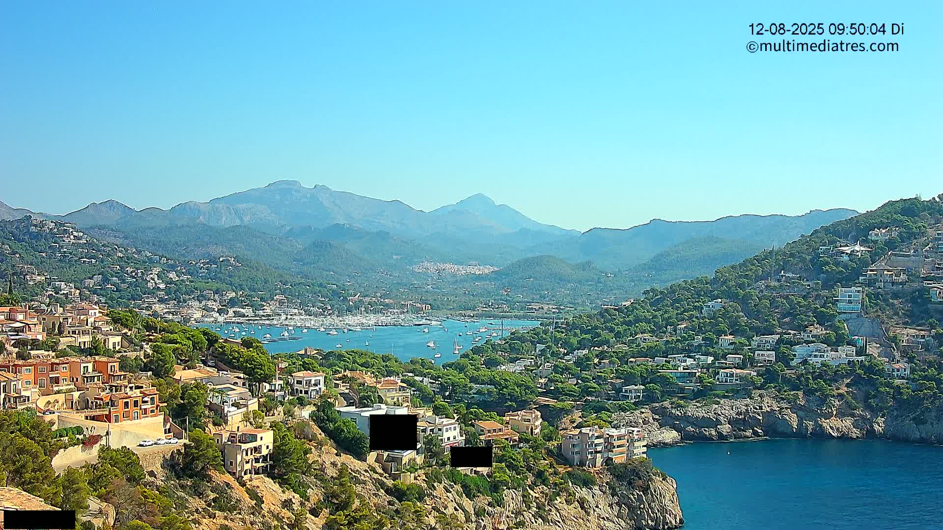 Mallorca Port d'Andratx  La Mola Live Cam - Balearic Islands, Spain