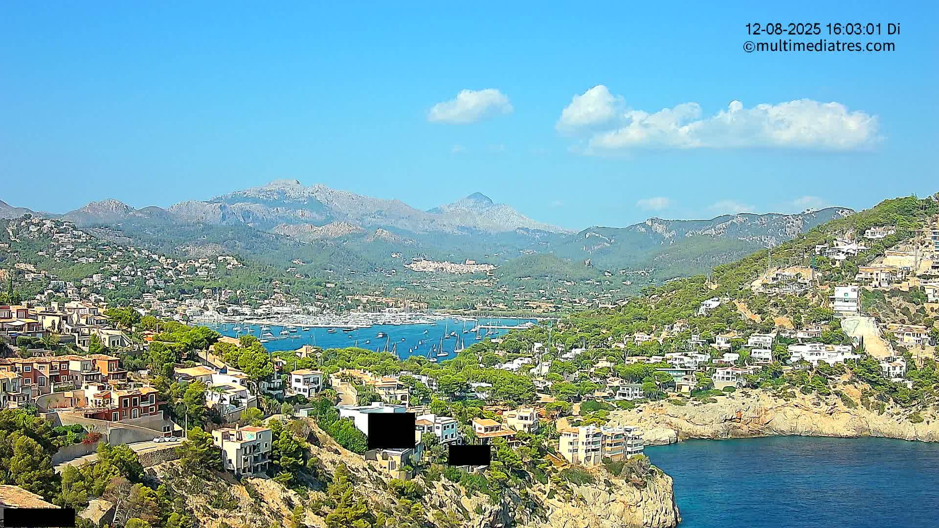 Mallorca Port d'Andratx  La Mola Live Cam - Balearic Islands, Spain