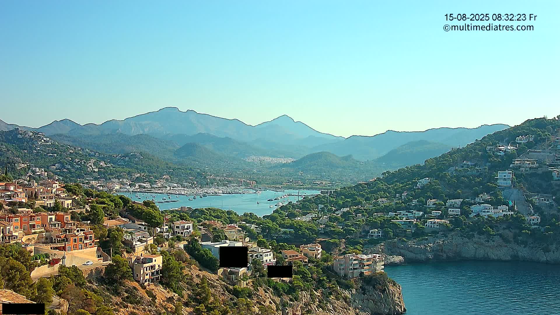 Mallorca Port d'Andratx  La Mola Live Cam - Balearic Islands, Spain