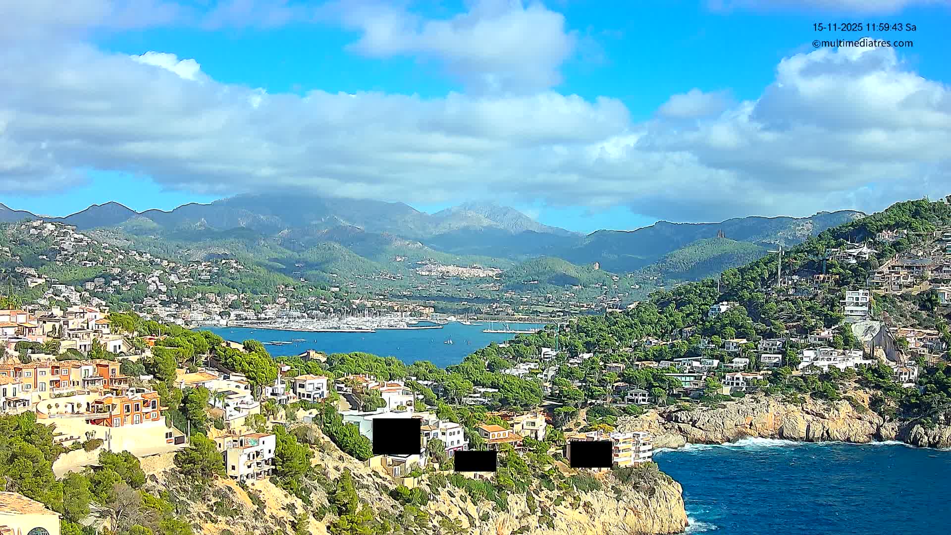 Mallorca Port d'Andratx  La Mola Live Cam - Balearic Islands, Spain