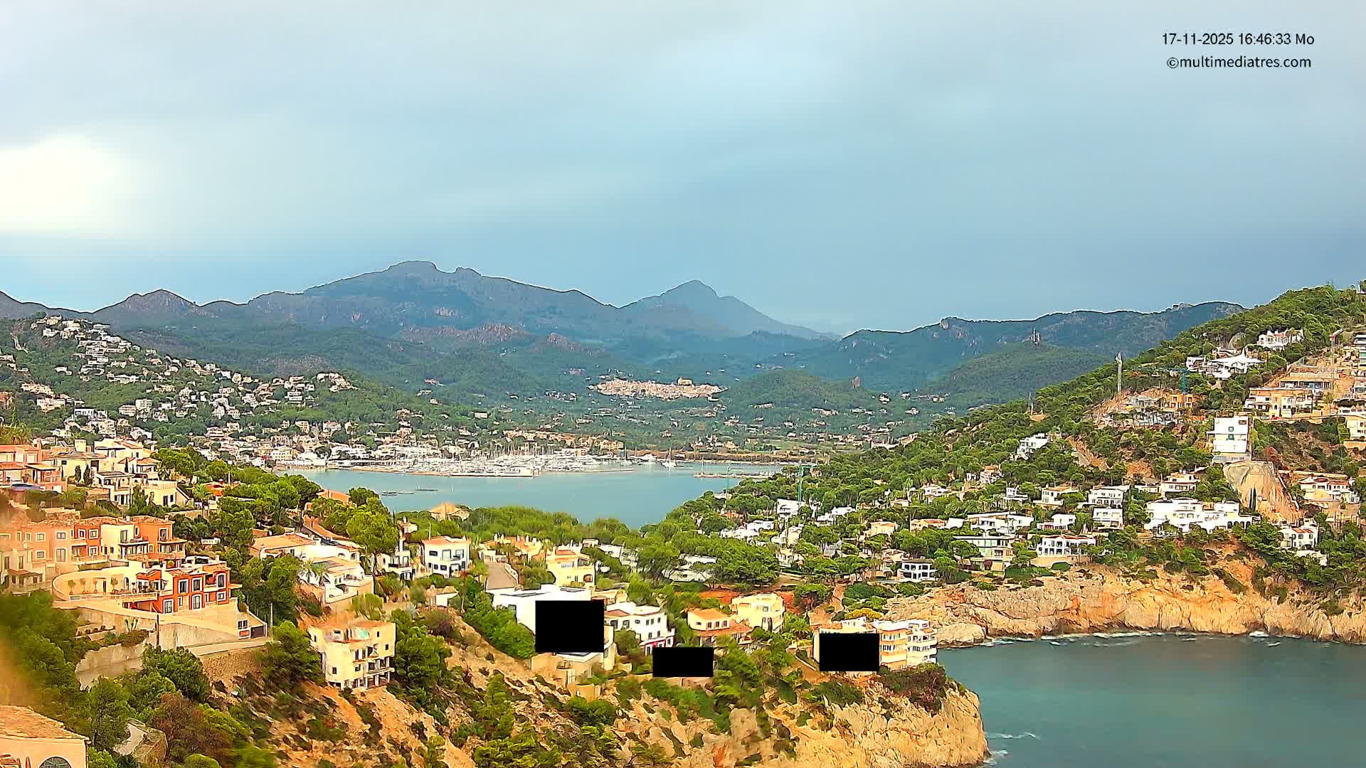 Mallorca Port d'Andratx  La Mola Live Cam - Balearic Islands, Spain