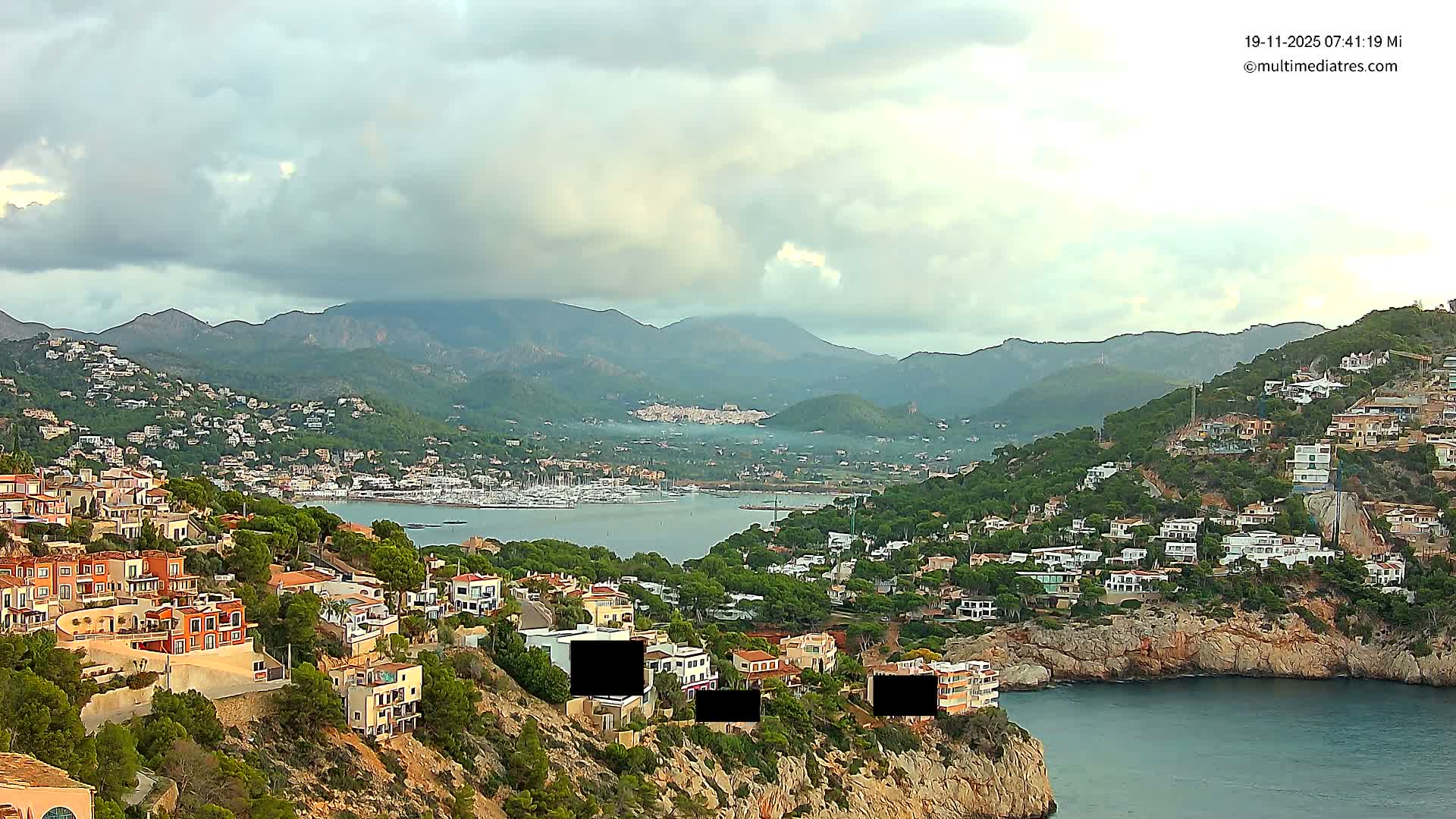 Mallorca Port d'Andratx  La Mola Live Cam - Balearic Islands, Spain
