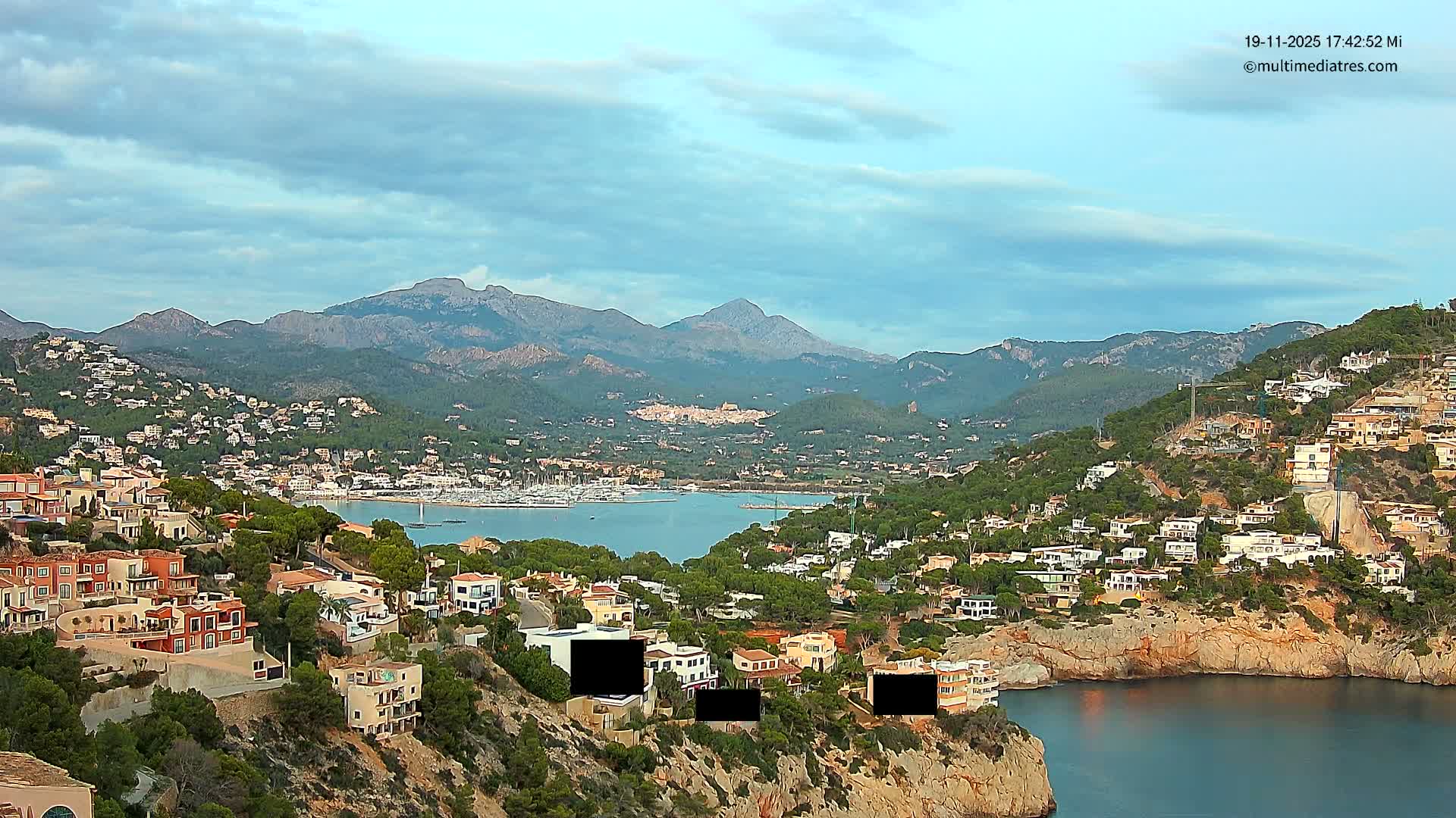 Mallorca Port d'Andratx  La Mola Live Cam - Balearic Islands, Spain