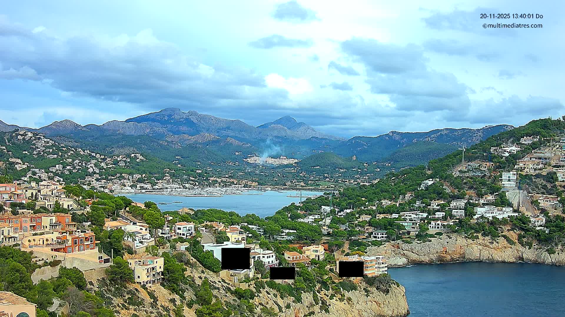 Mallorca Port d'Andratx  La Mola Live Cam - Balearic Islands, Spain