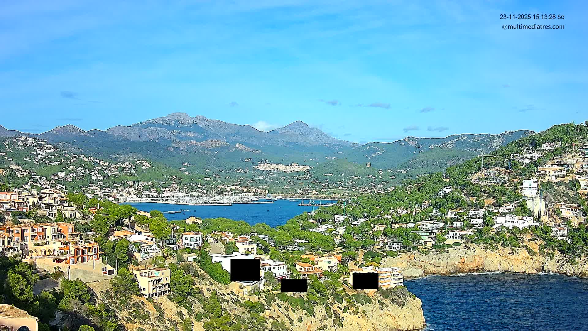 Mallorca Port d'Andratx  La Mola Live Cam - Balearic Islands, Spain
