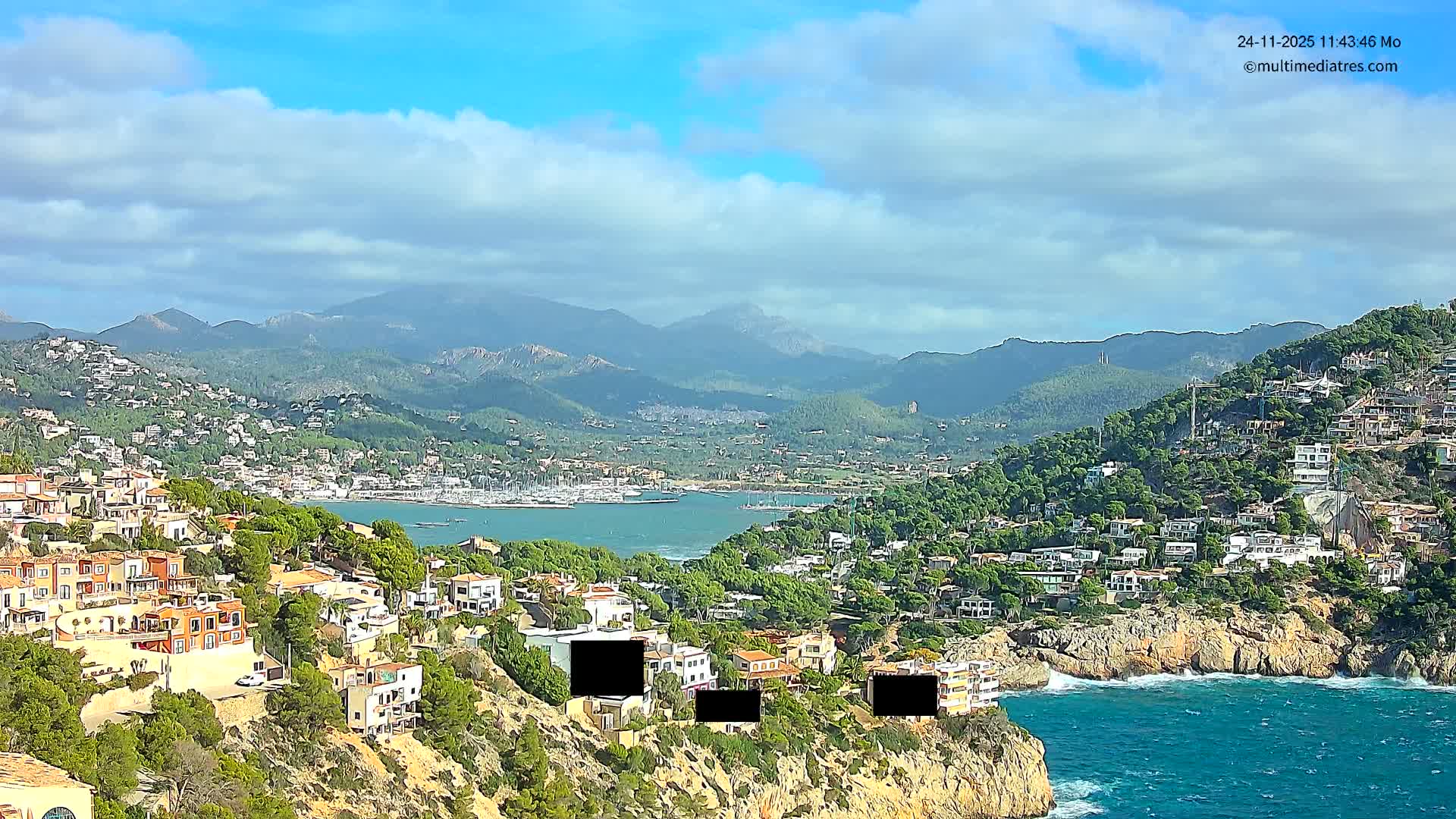 Mallorca Port d'Andratx  La Mola Live Cam - Balearic Islands, Spain