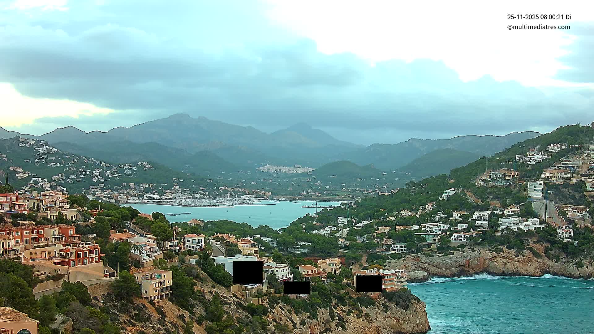 Mallorca Port d'Andratx  La Mola Live Cam - Balearic Islands, Spain