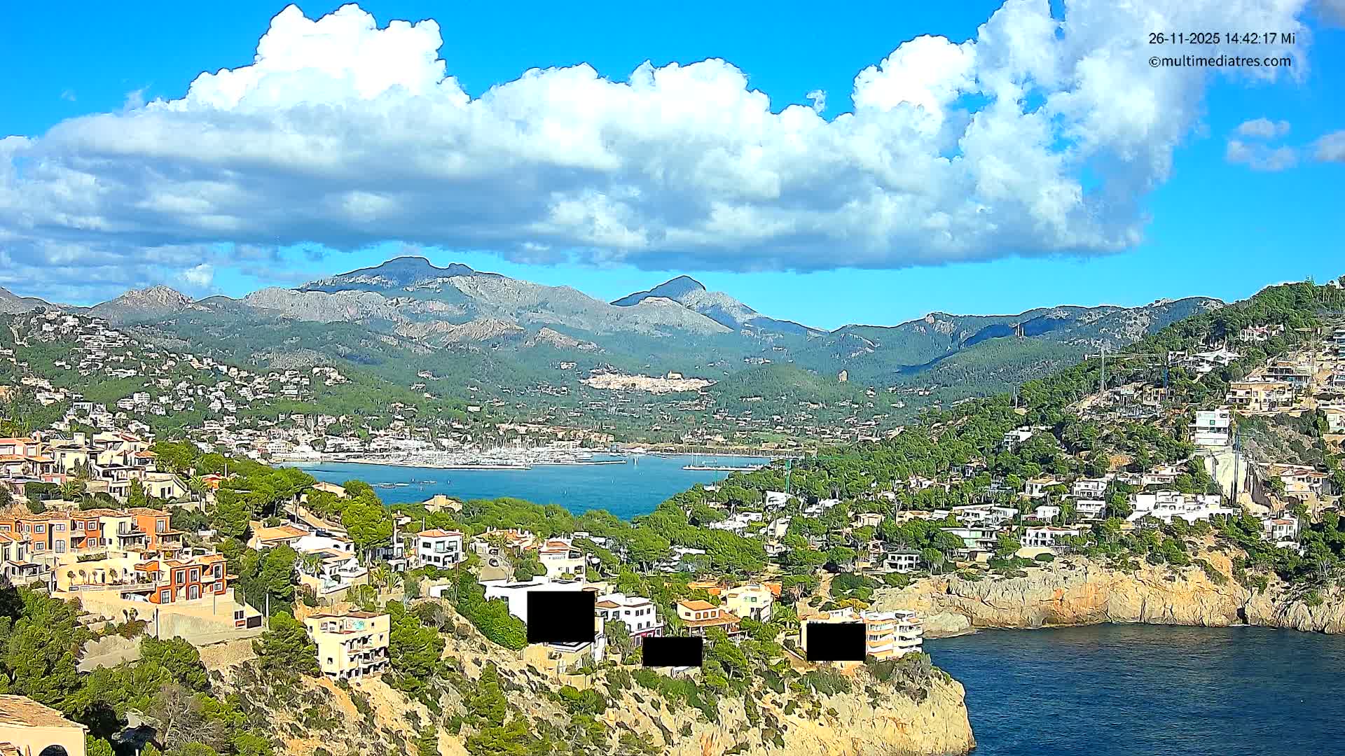 Mallorca Port d'Andratx  La Mola Live Cam - Balearic Islands, Spain