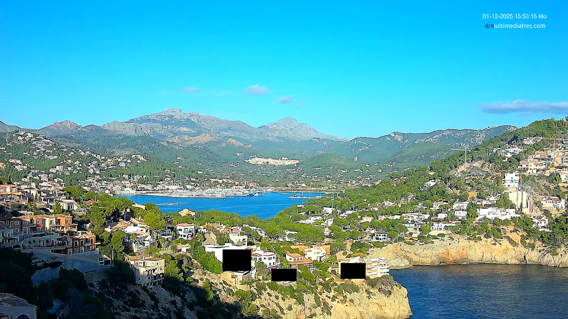 Mallorca Port d'Andratx  La Mola Live Cam - Balearic Islands, Spain