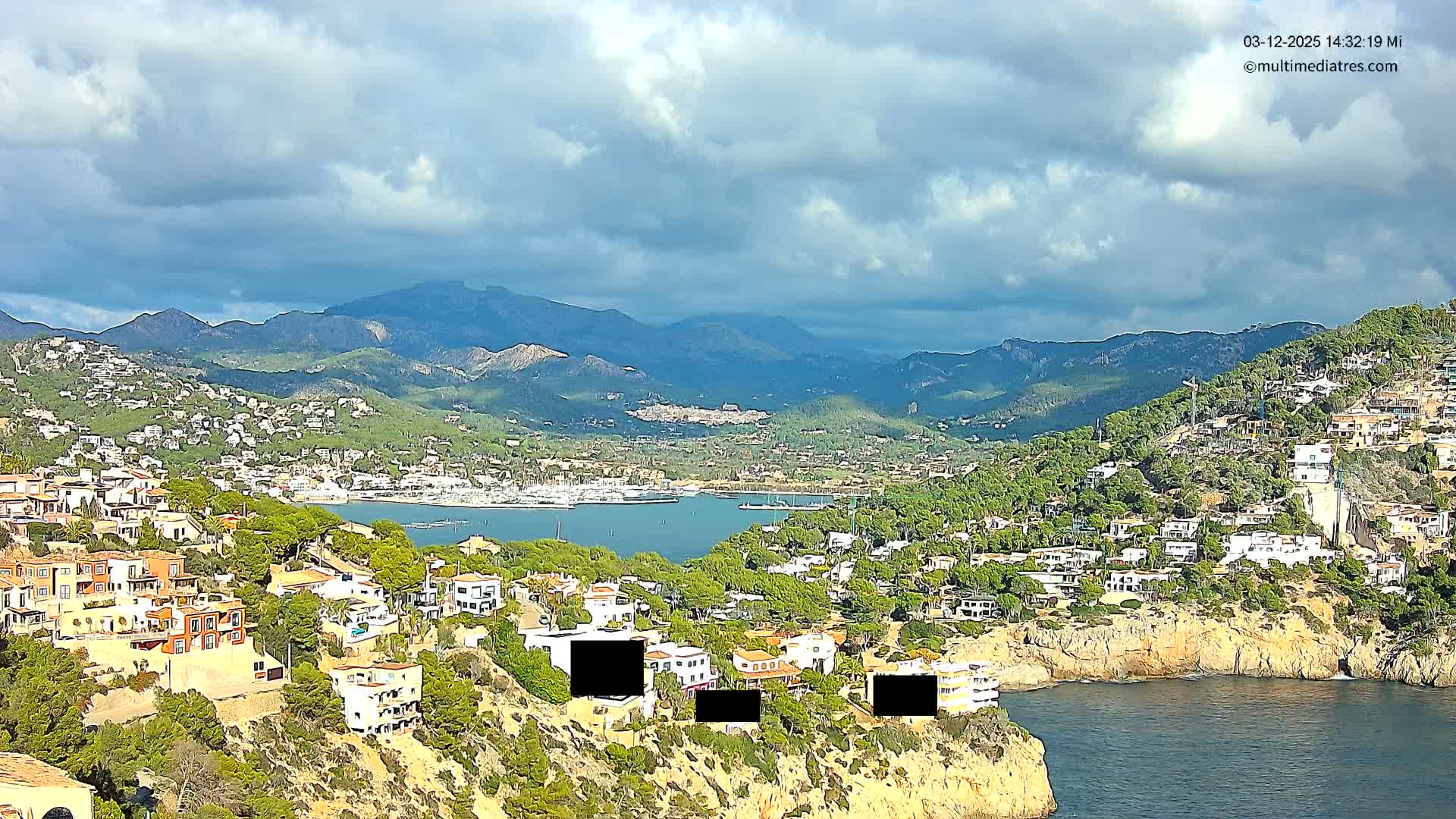Mallorca Port d'Andratx  La Mola Live Cam - Balearic Islands, Spain